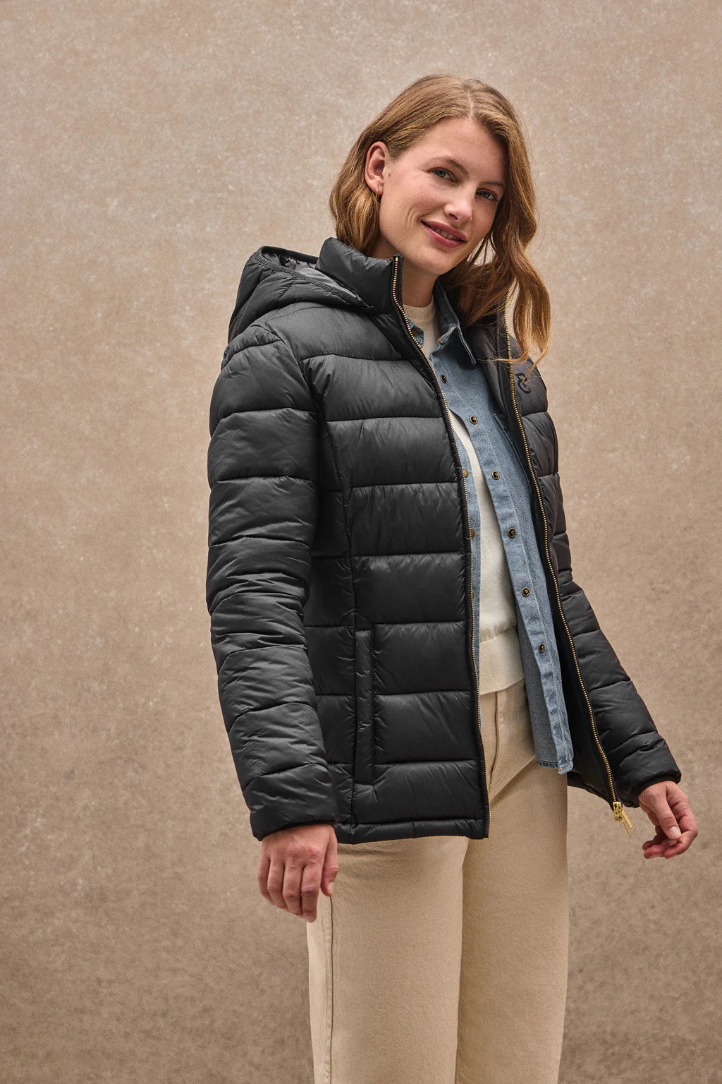 Black jacket ultralight with Polo Club logo - Image 3
