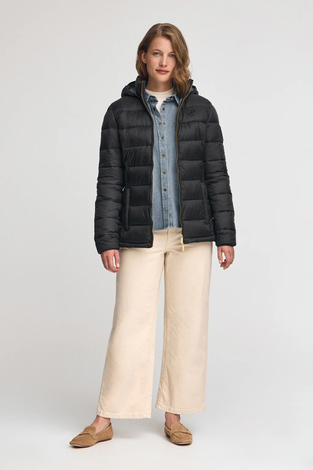 Black jacket ultralight with Polo Club logo - Image 4