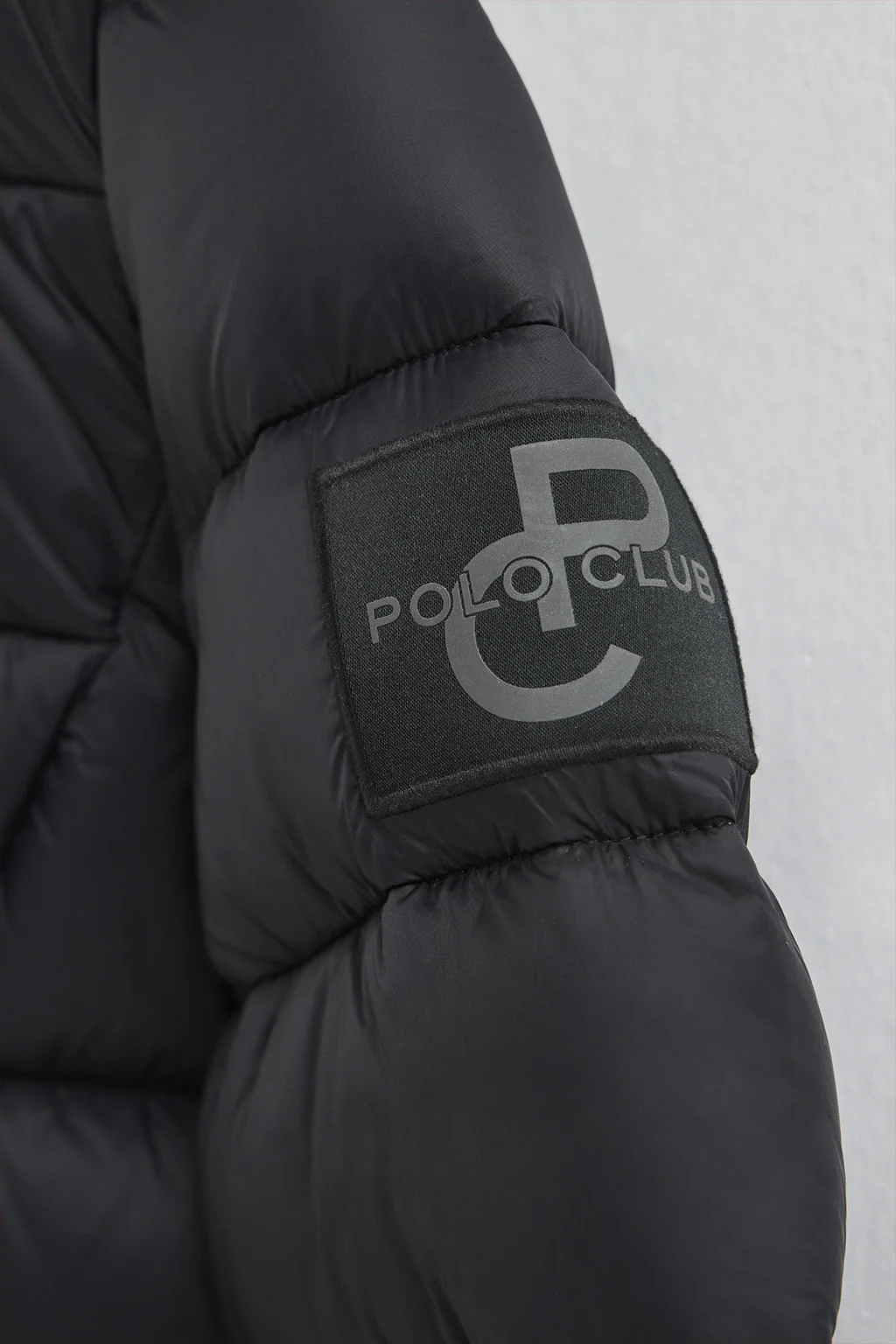 Black jacket ultralight with Polo Club logo - Image 7