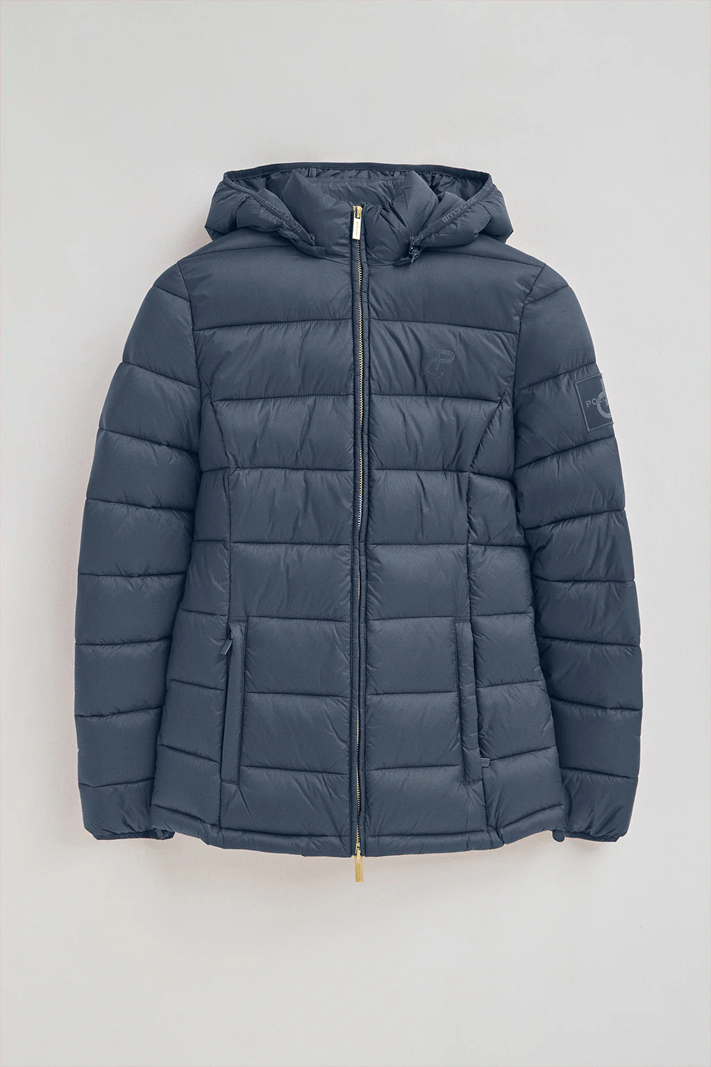 Denim-blue jacket ultralight with Polo Club logo - Image 7