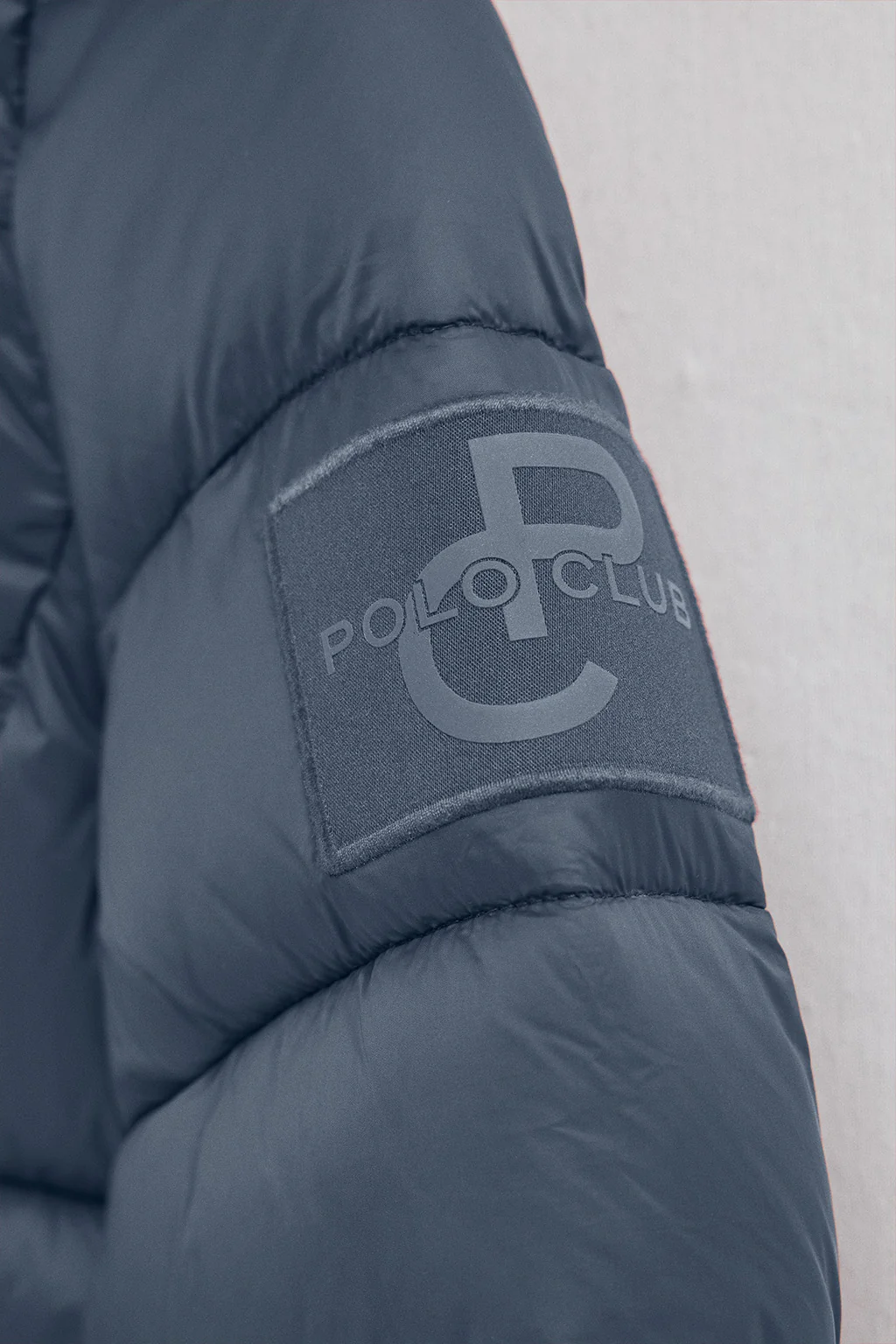 Denim-blue jacket ultralight with Polo Club logo - Image 8