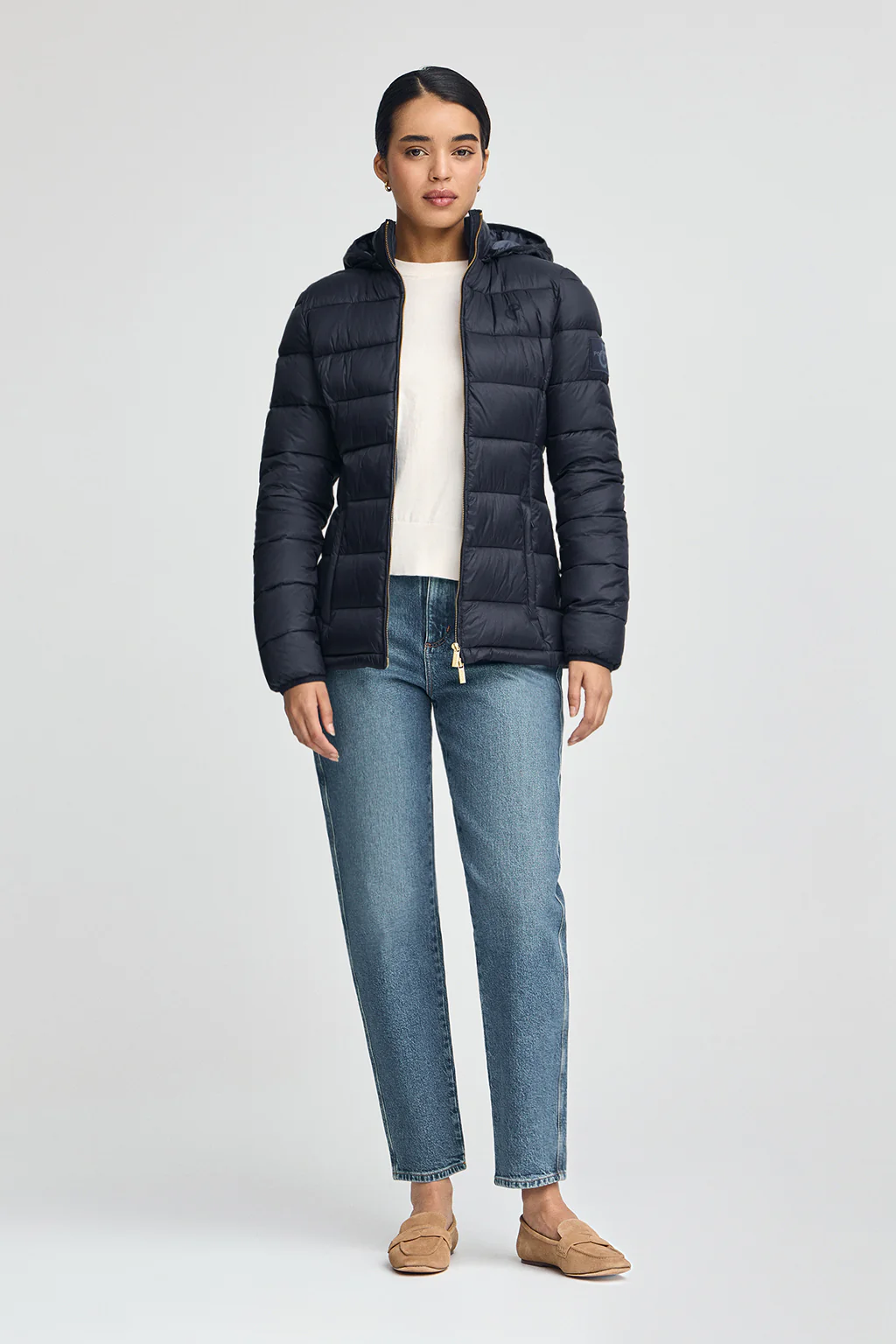 Navy-blue jacket ultralight with Polo Club logo - Image 4