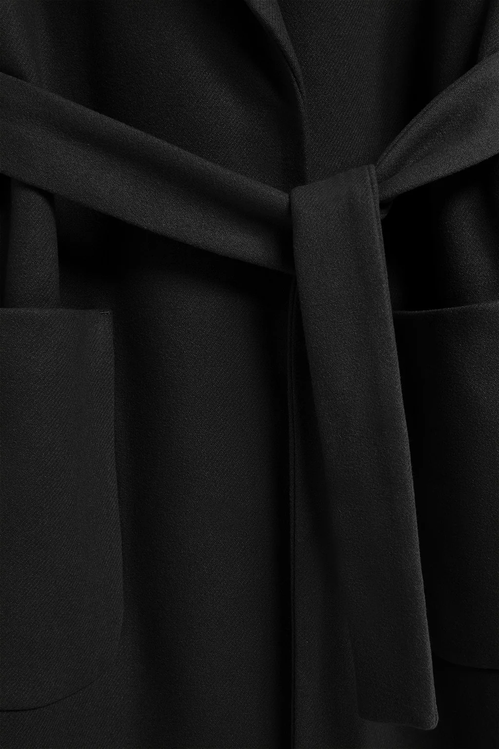 Black long coat Carrie with Polo Club details - Image 10
