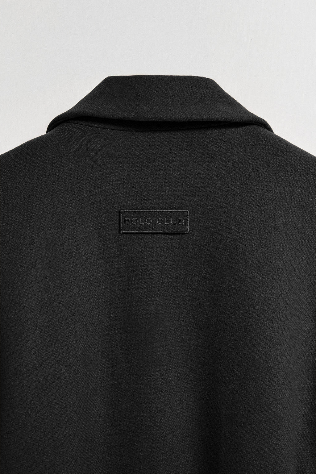 Black long coat Carrie with Polo Club details - Image 11
