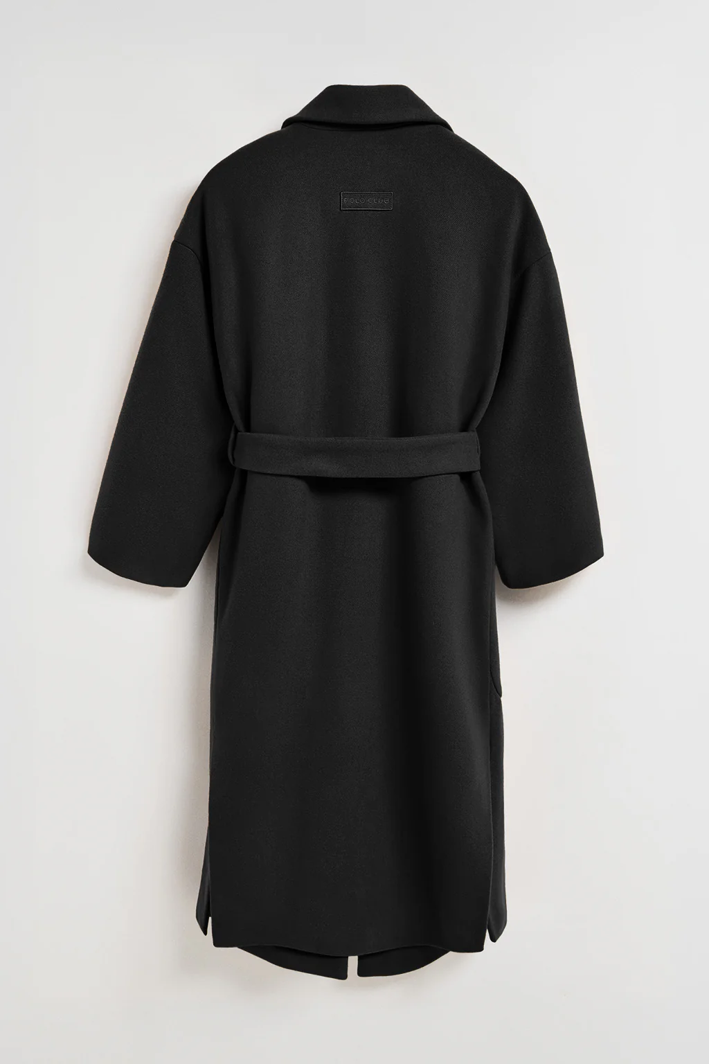 Black long coat Carrie with Polo Club details - Image 8