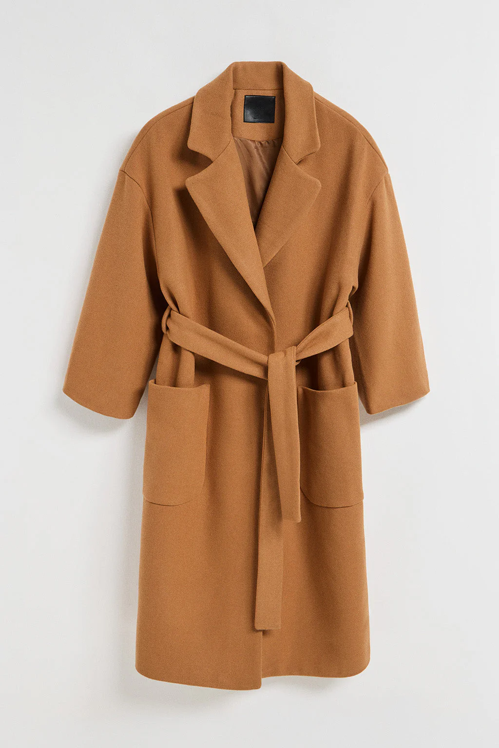 Camel long coat Carrie with Polo Club details - Image 14