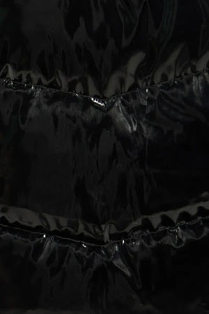 Black metal-effect coat Catele with fixed hood and Polo Club details - Image 11
