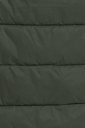 Green ultralight coat Cecilia with detachable hood and PC embroidery - Image 11