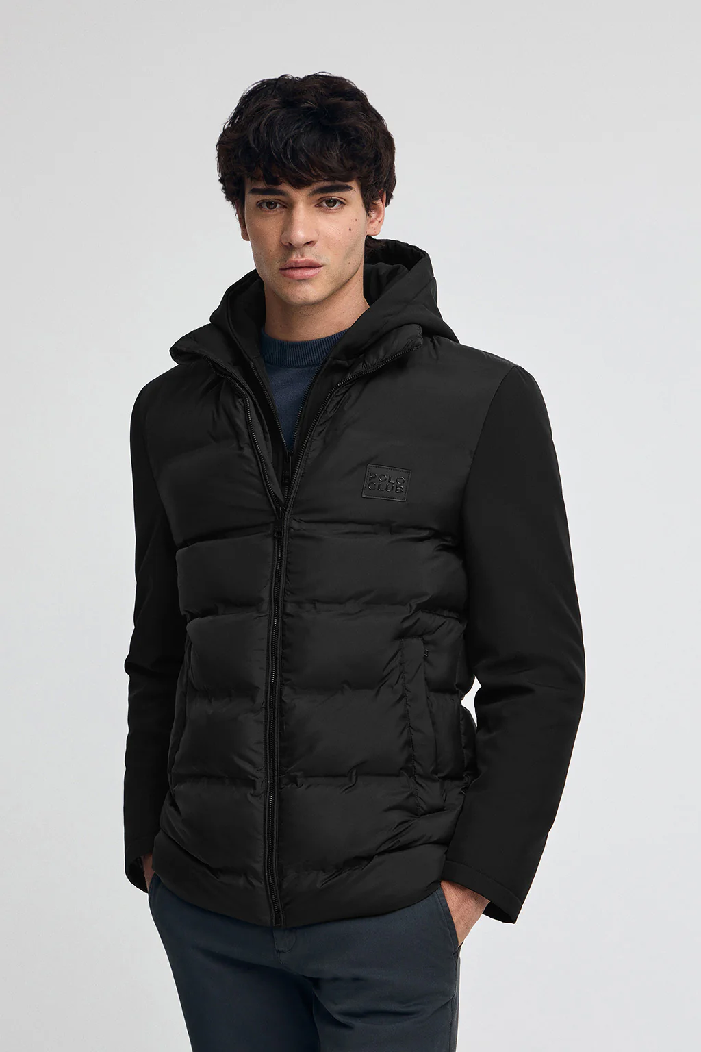 Black jacket Cenit with Polo Club logo