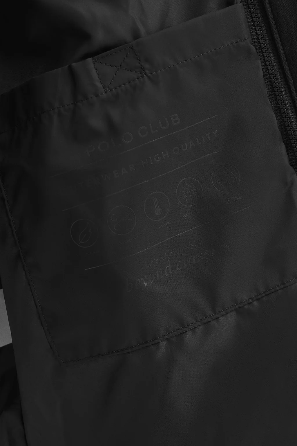 Black jacket Cenit with Polo Club logo - Image 10