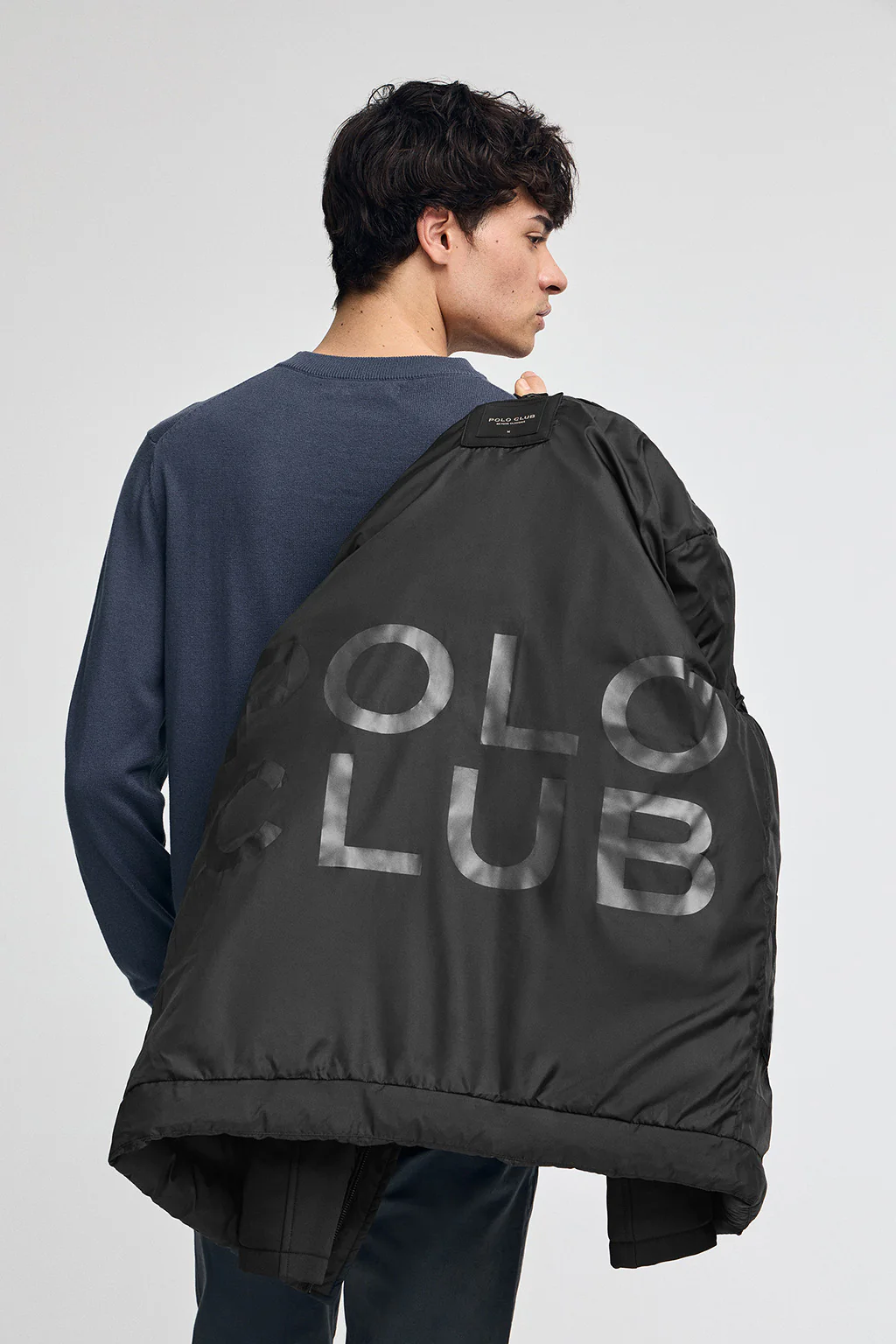 Black jacket Cenit with Polo Club logo - Image 2