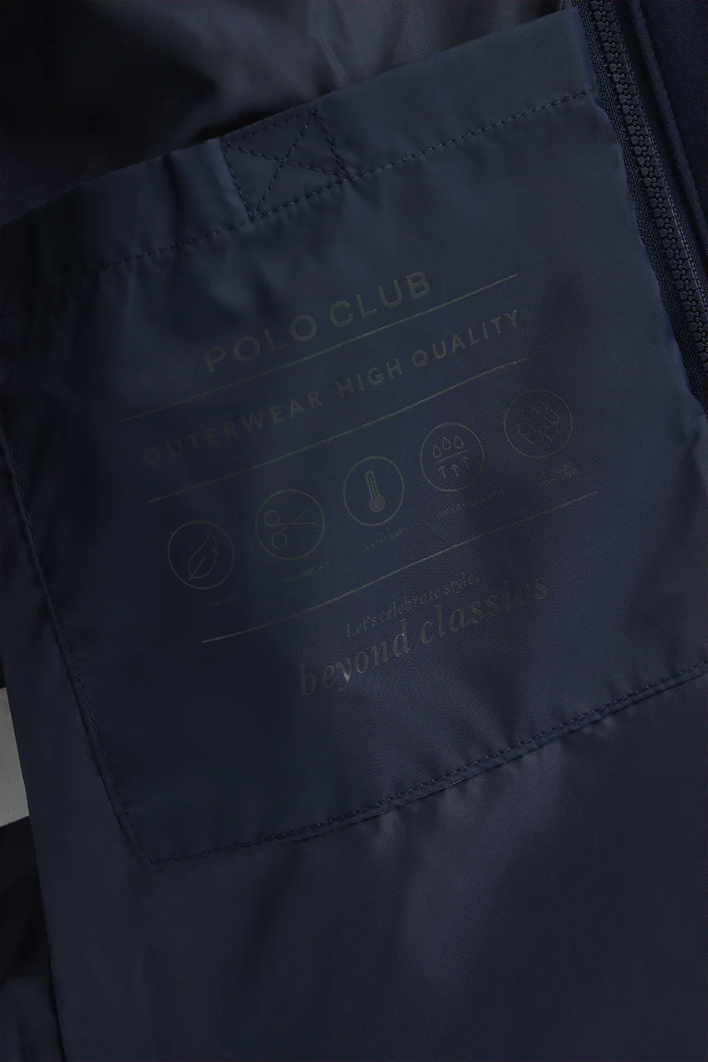 Navy-blue jacket Cenit with Polo Club logo - Image 10
