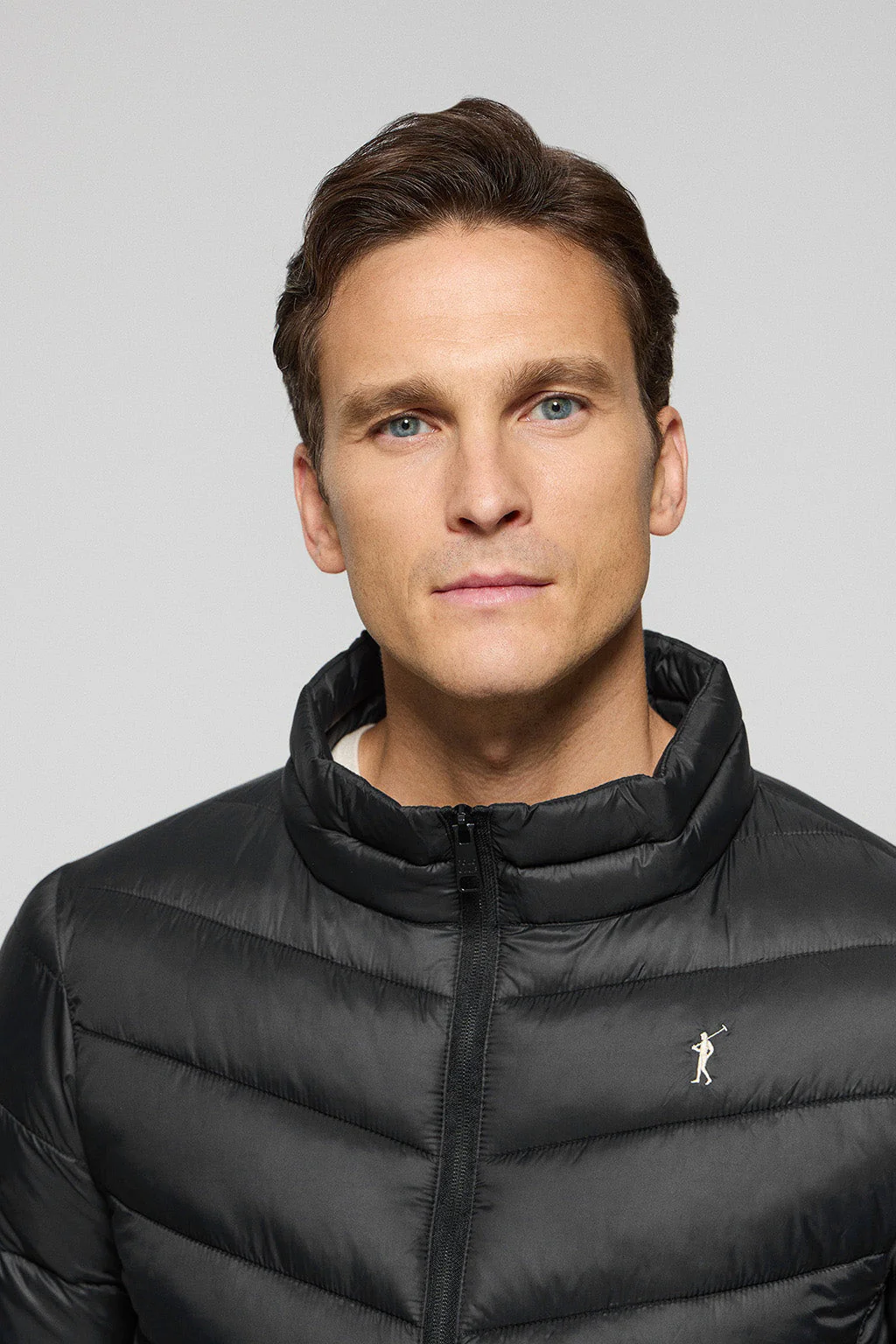 Black ultralight jacket Chase with Rigby Go embroidery - Image 2