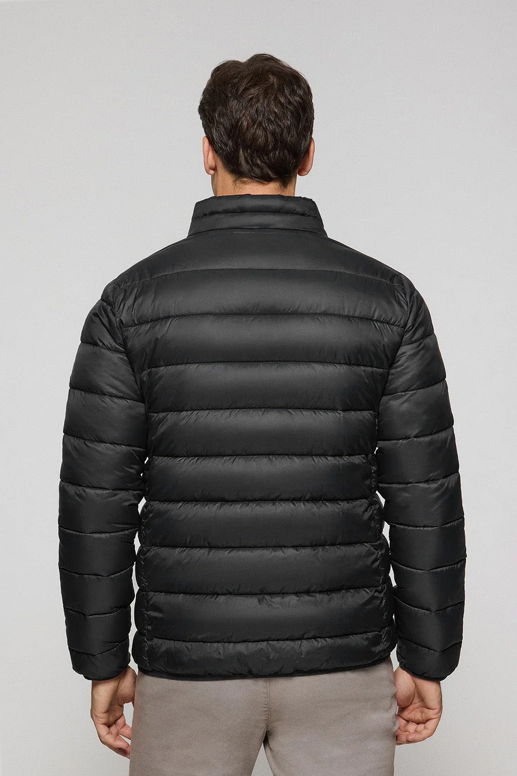 Black ultralight jacket Chase with Rigby Go embroidery - Image 4