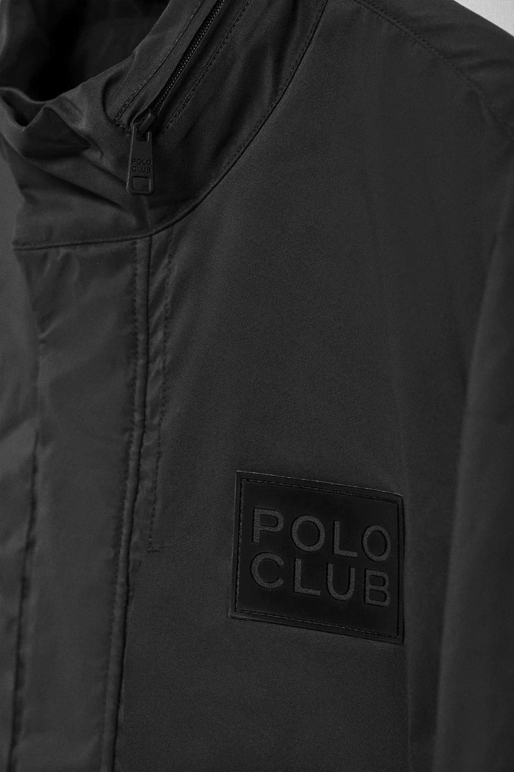 Black lightweight Parka Chelsea with branded patch - Image 9