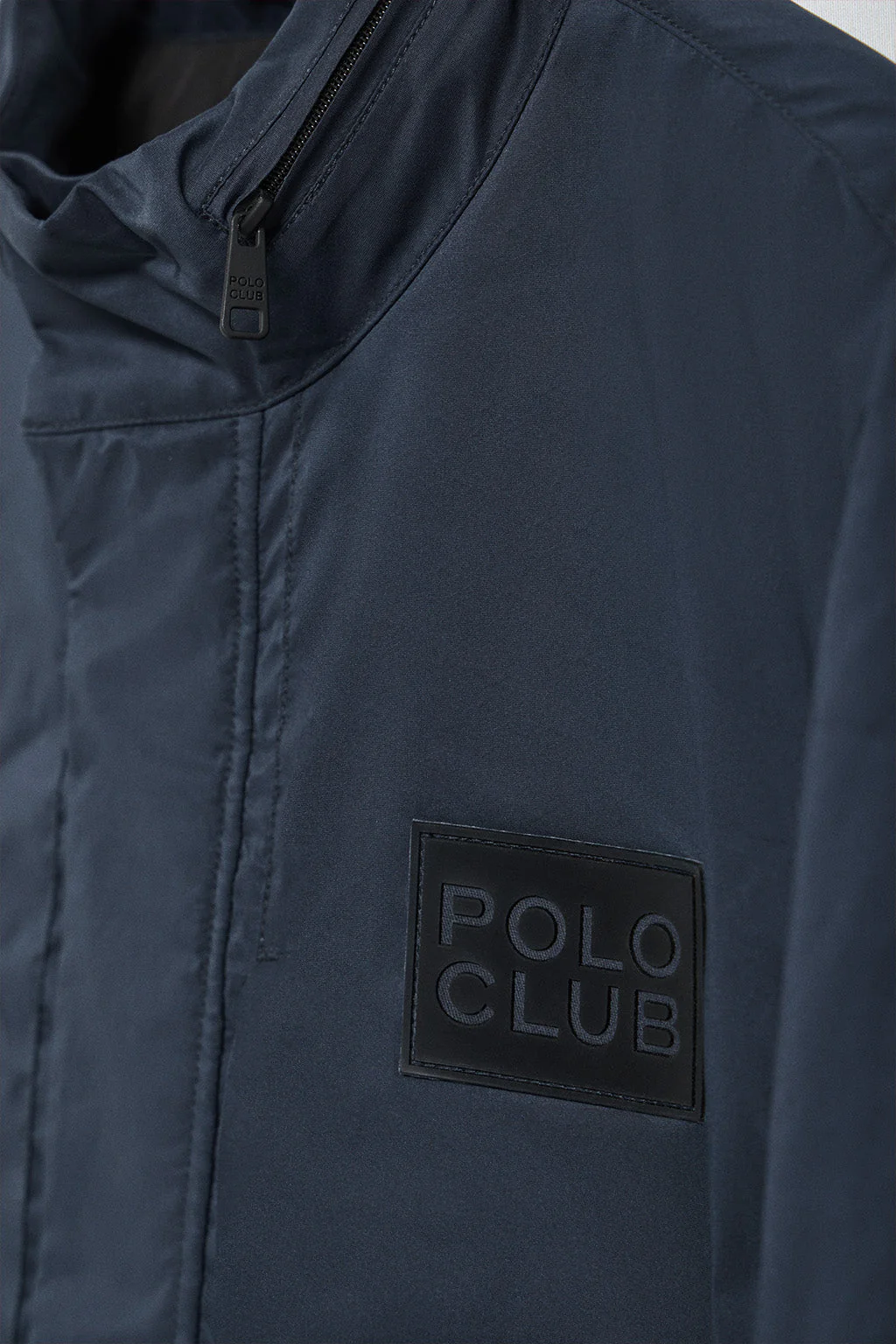 Navy-blue lightweight Parka Chelsea with branded patch - Image 8