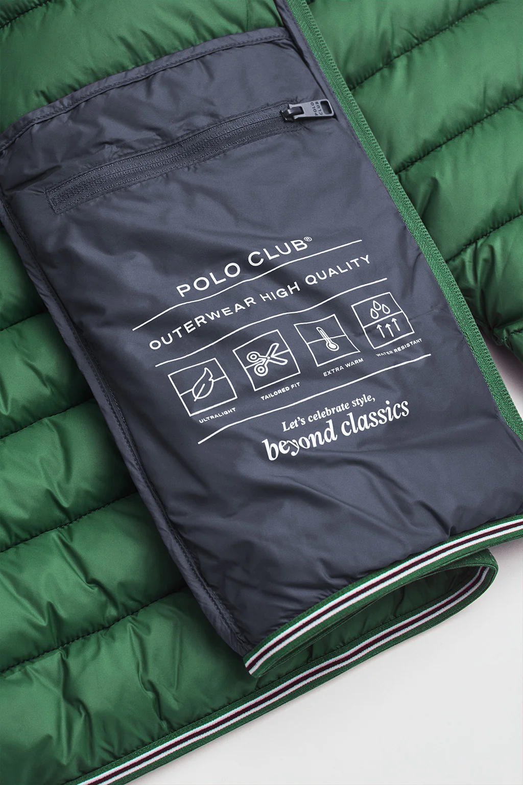 Bottle-green jacket Chuck Embroidery with Rigby Go logo - Image 7