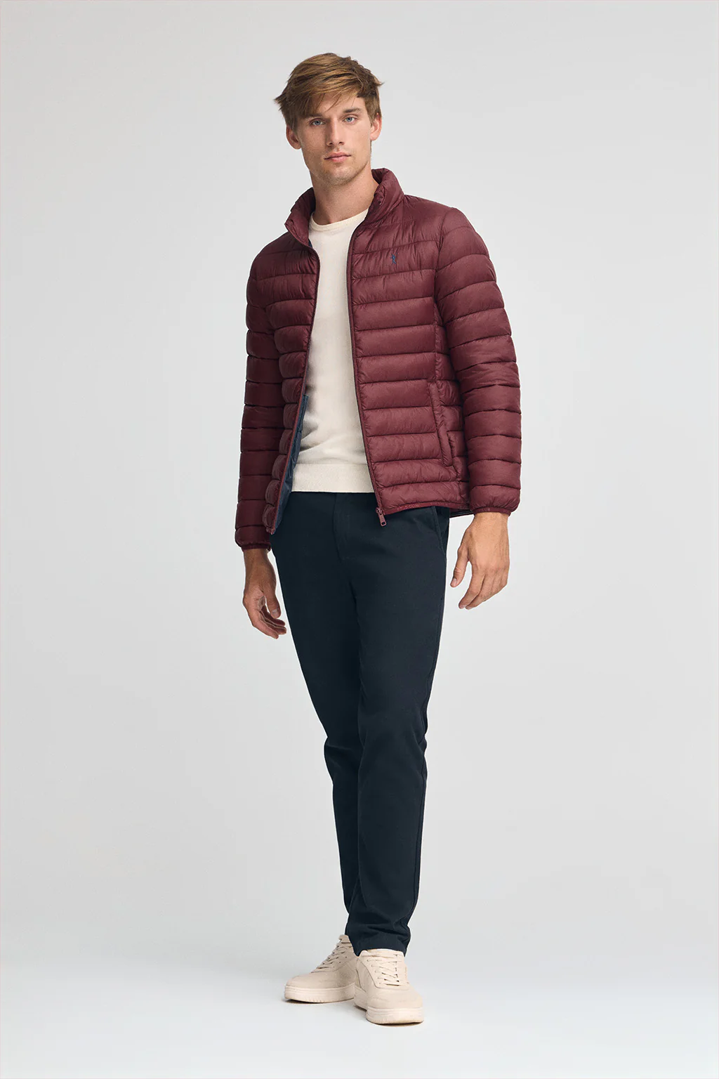 Maroon jacket Chuck Embroidery with Rigby Go logo - Image 3