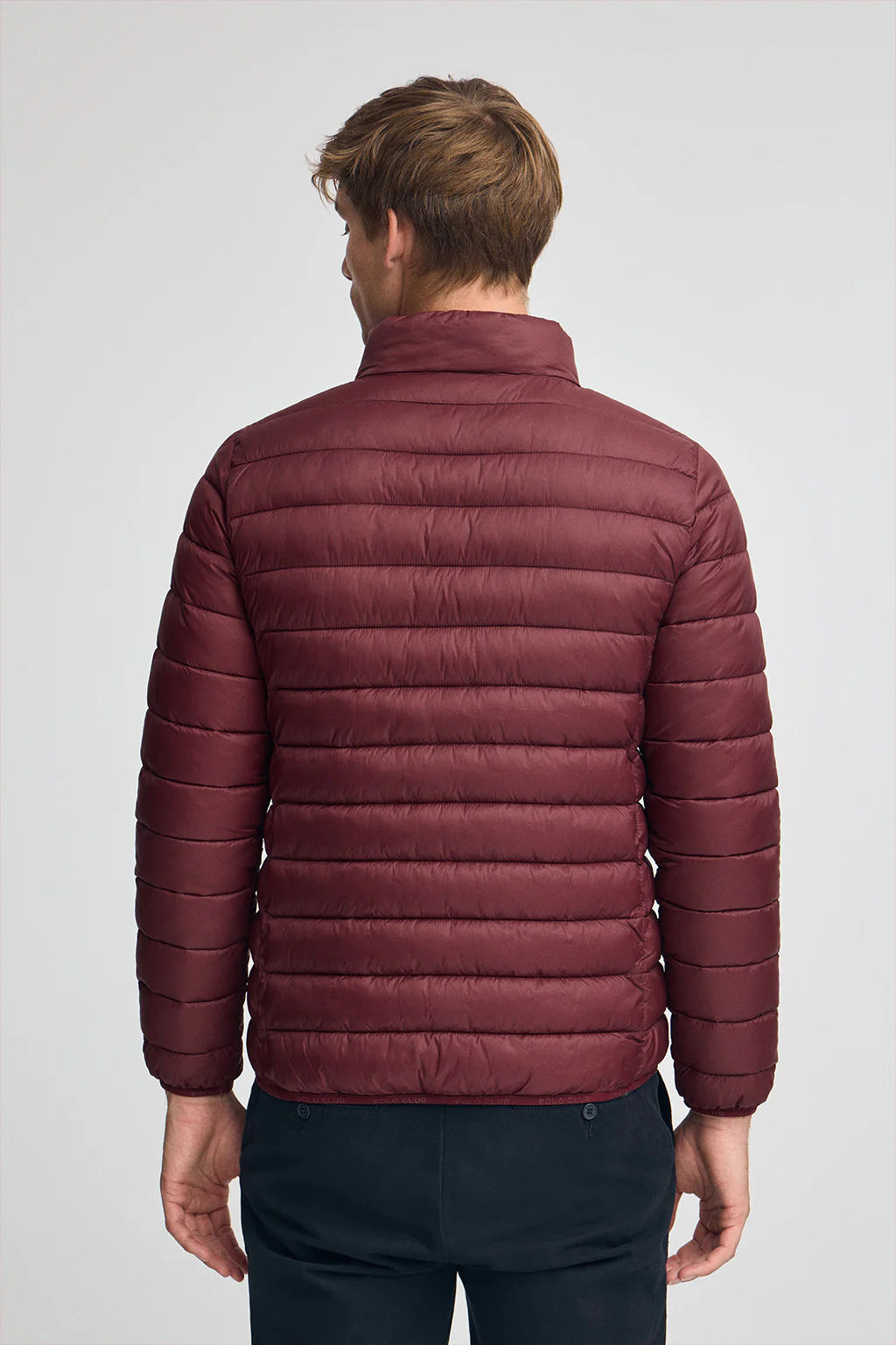 Maroon jacket Chuck Embroidery with Rigby Go logo - Image 4
