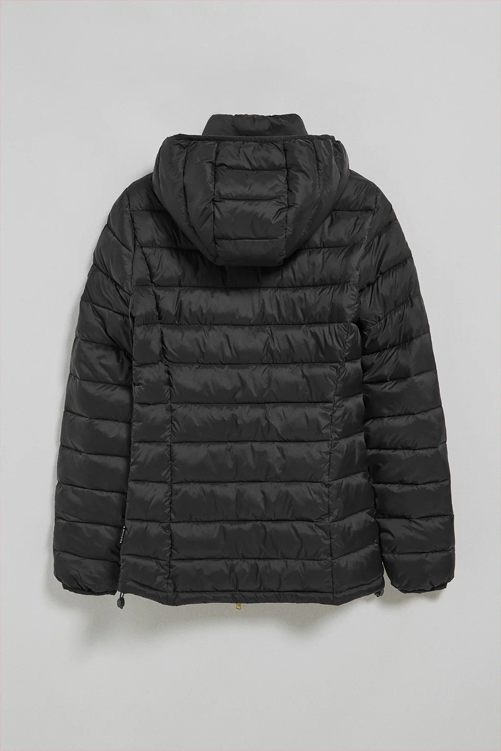 Black ultralight jacket Cintia with detachable hood and PC embroidery - Image 6