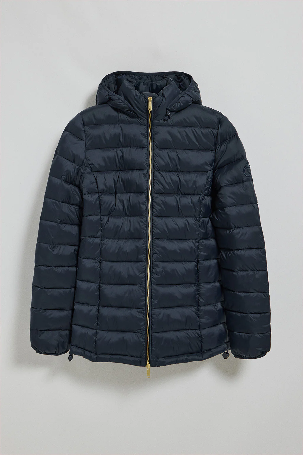 Navy-blue ultralight jacket Cintia with detachable hood and PC embroidery - Image 6