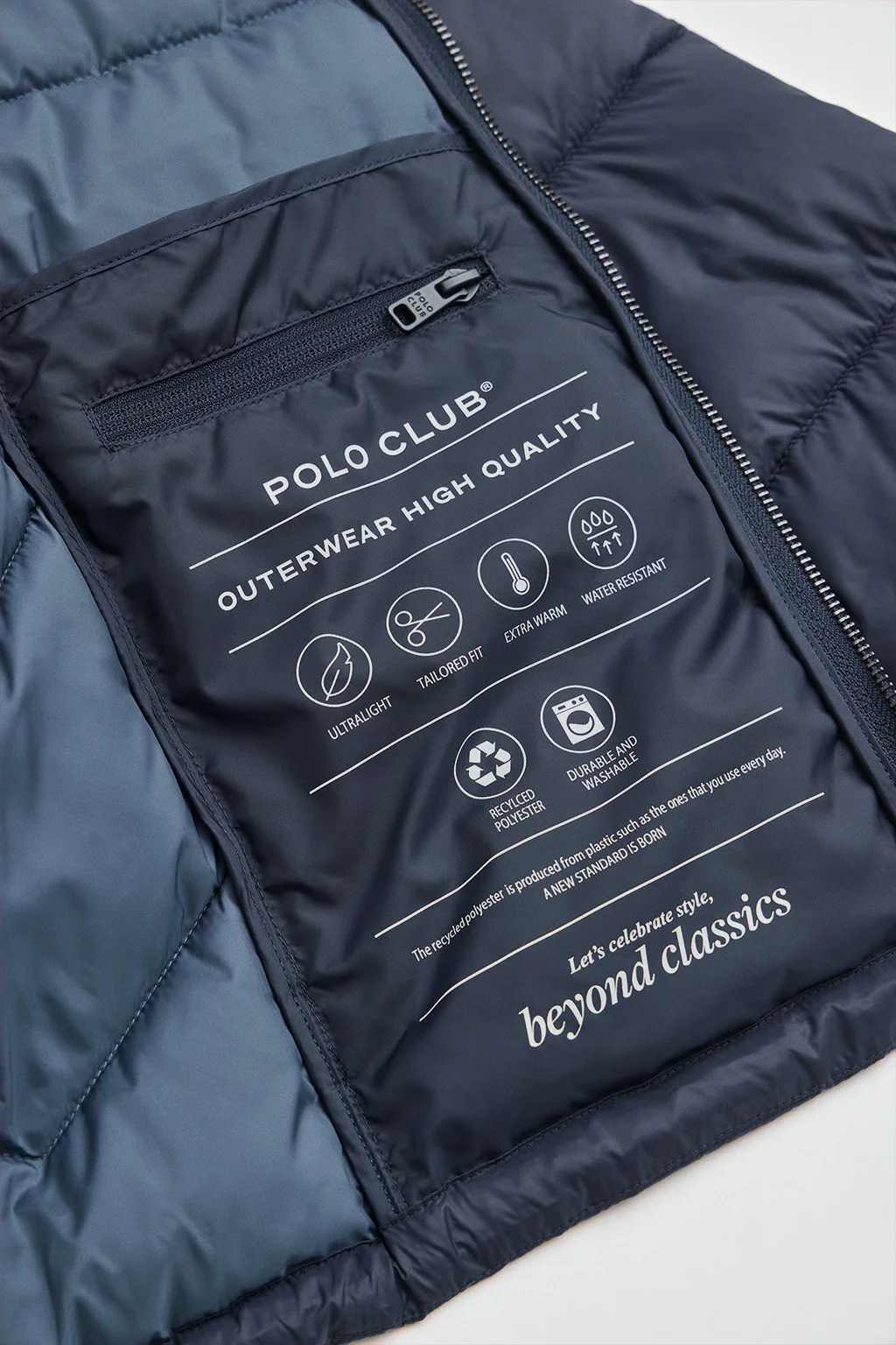 Navy-blue jacket Ciro with Polo Club logo - Image 9