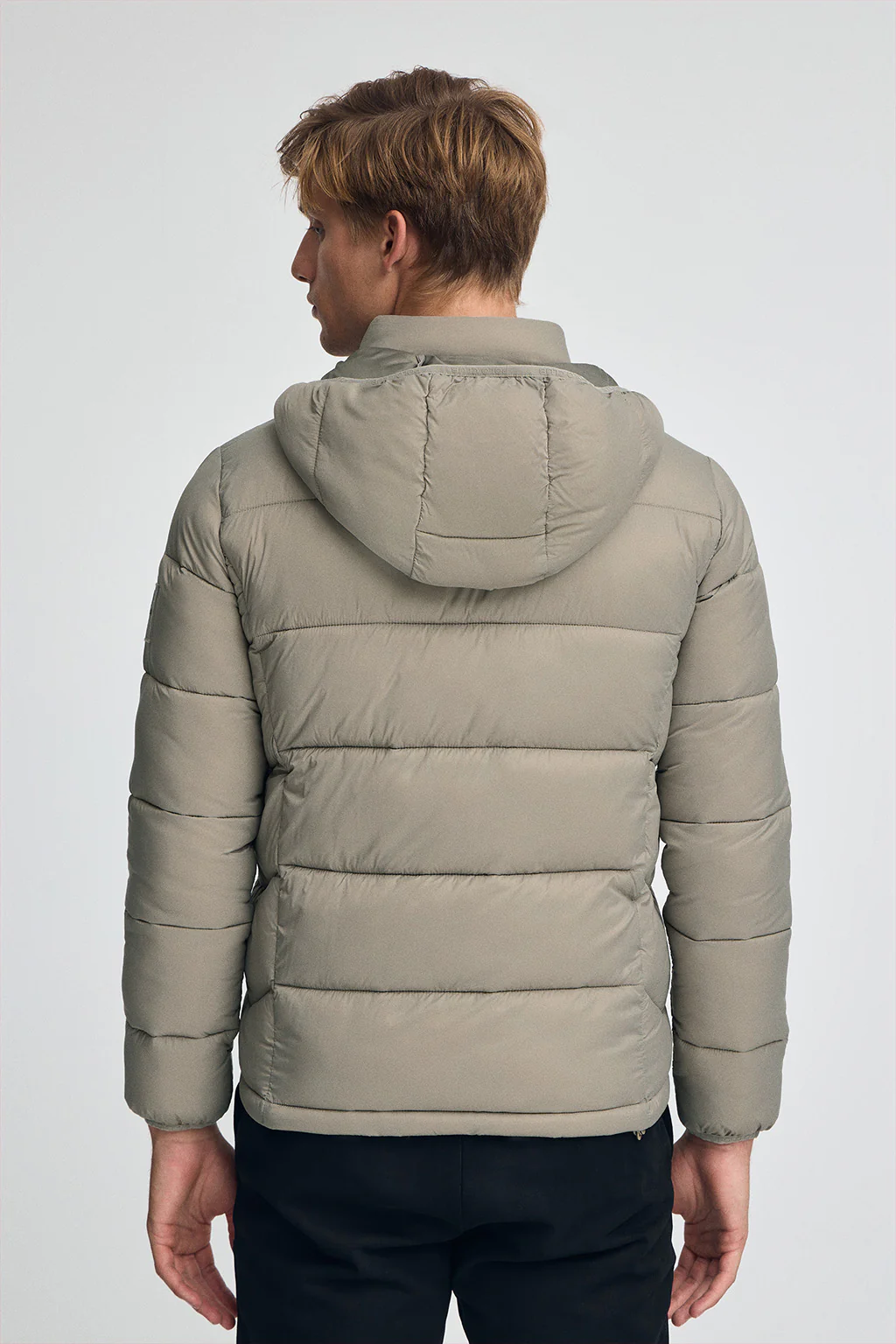 Stone-grey jacket Ciro with Polo Club logo - Image 6
