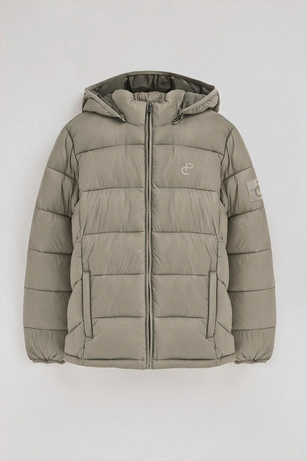 Stone-grey jacket Ciro with Polo Club logo - Image 7