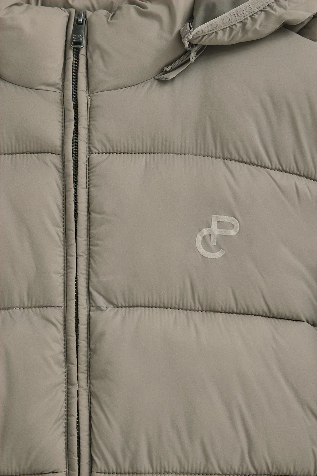 Stone-grey jacket Ciro with Polo Club logo - Image 8