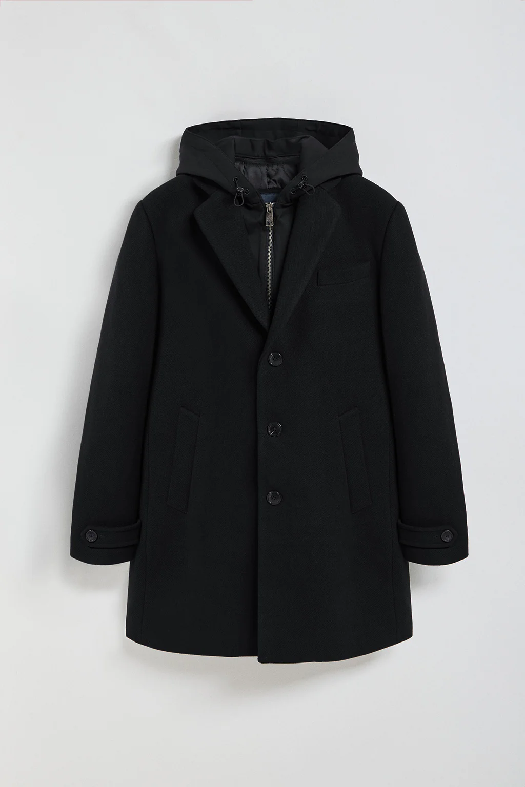 Black coat Claude with Polo Club details - Image 10