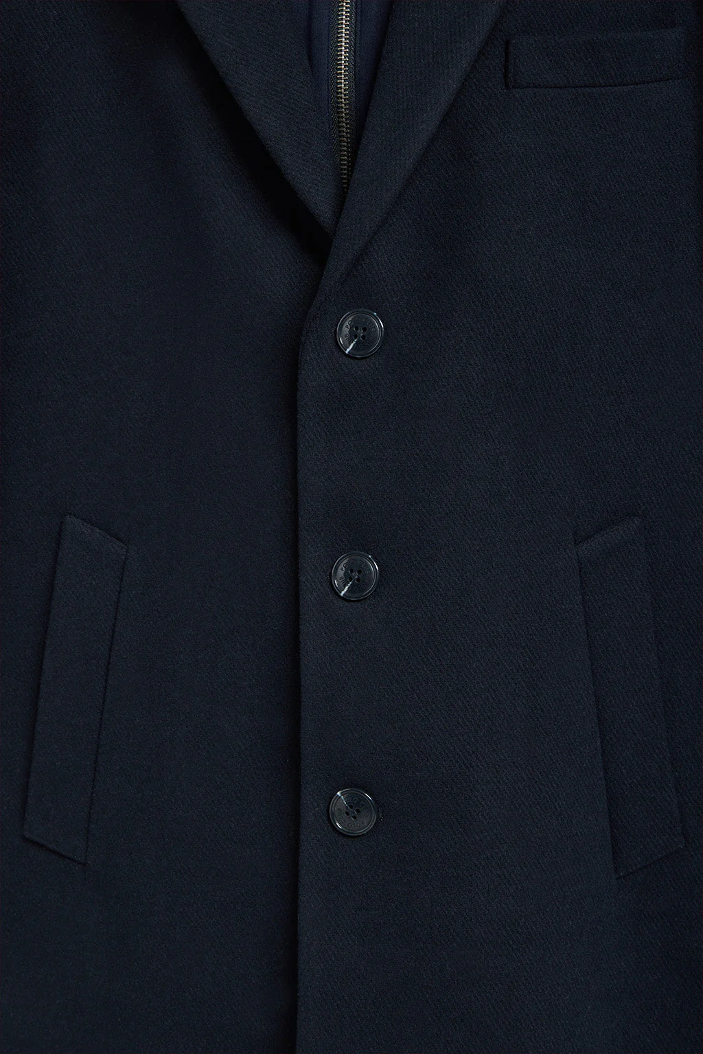 Navy-blue coat Claude with Polo Club details - Image 10