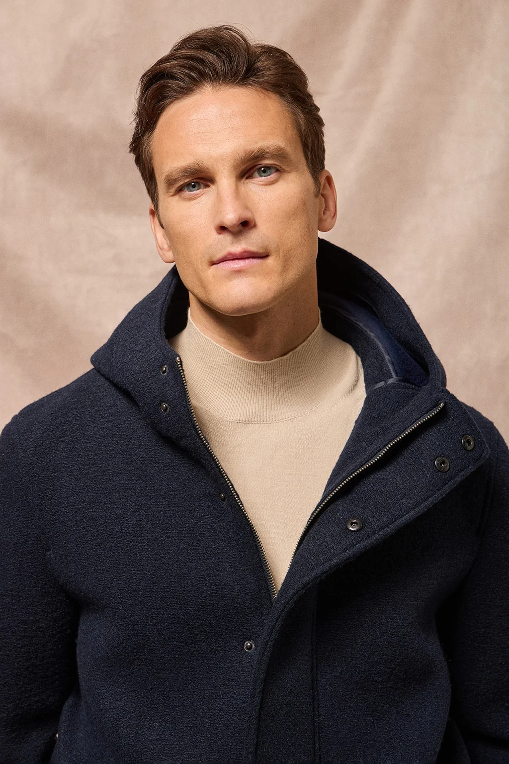 Navy-blue hooded parka Clay with Polo Club details - Image 13