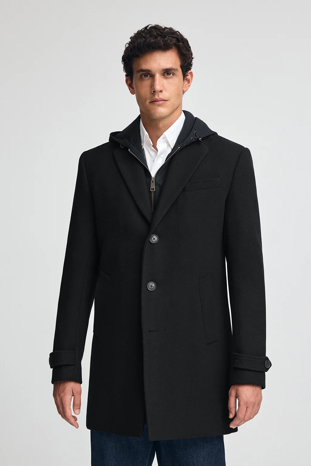 Black coat Clement with Polo Club logo