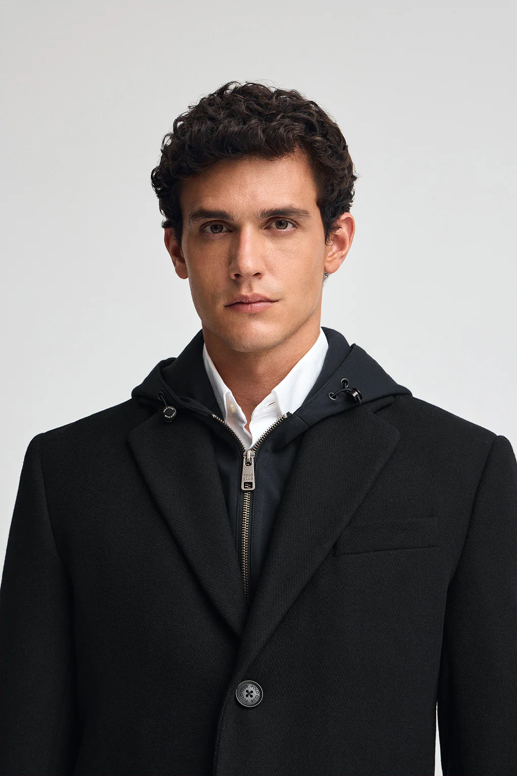 Black coat Clement with Polo Club logo - Image 2