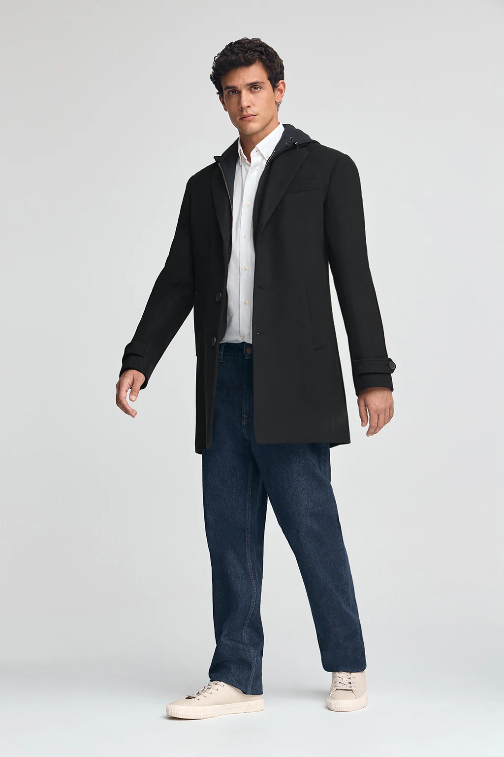 Black coat Clement with Polo Club logo - Image 3