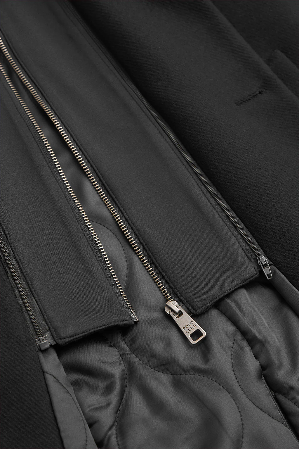 Black coat Clement with Polo Club logo - Image 9
