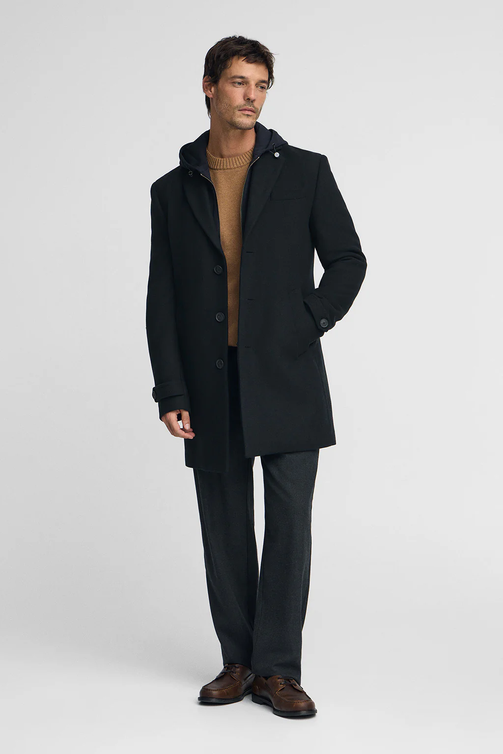 Navy-blue coat Clement with Polo Club logo - Image 4
