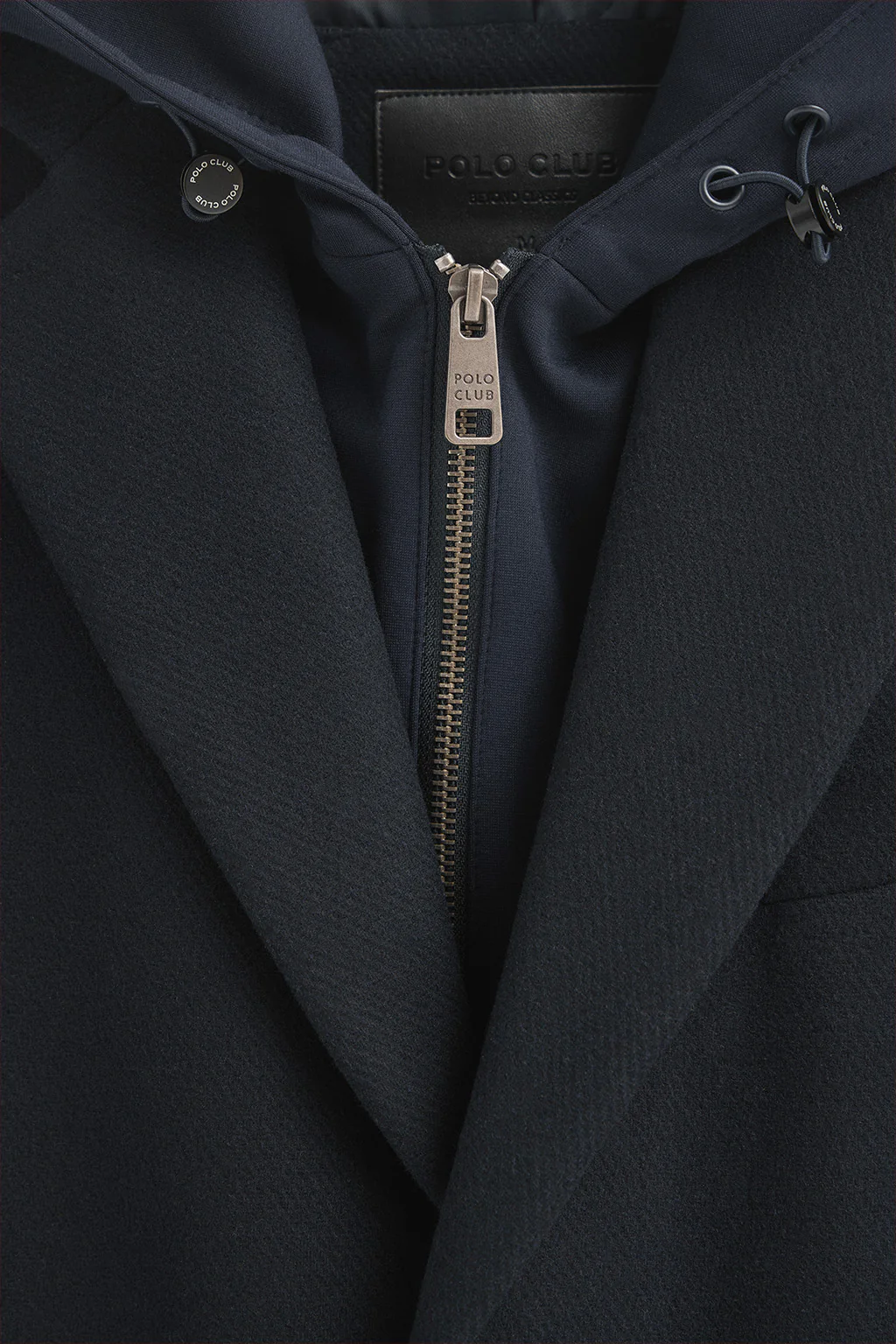 Navy-blue coat Clement with Polo Club logo - Image 7