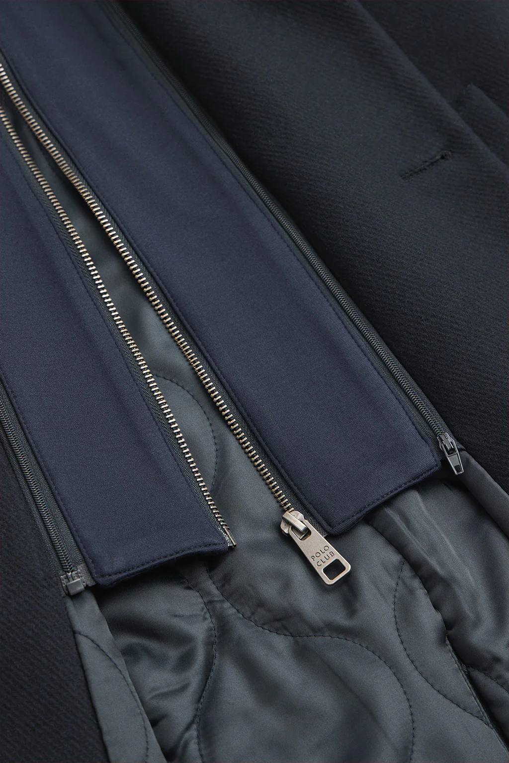 Navy-blue coat Clement with Polo Club logo - Image 9