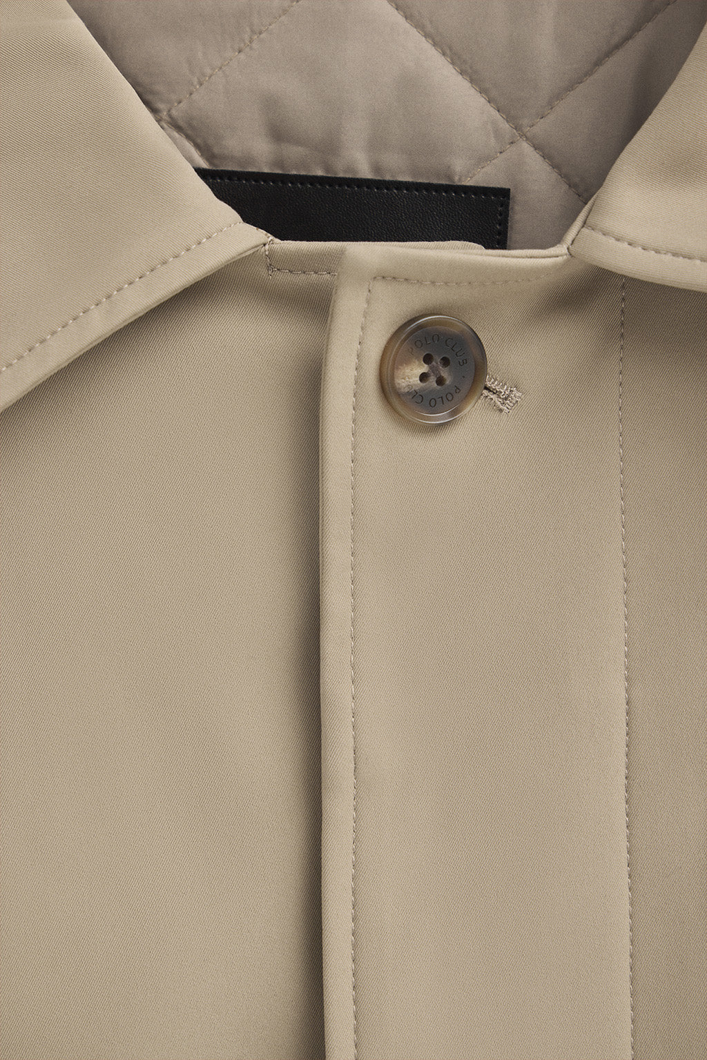 Stone-grey coat Clemson with Polo Club logo - Image 9