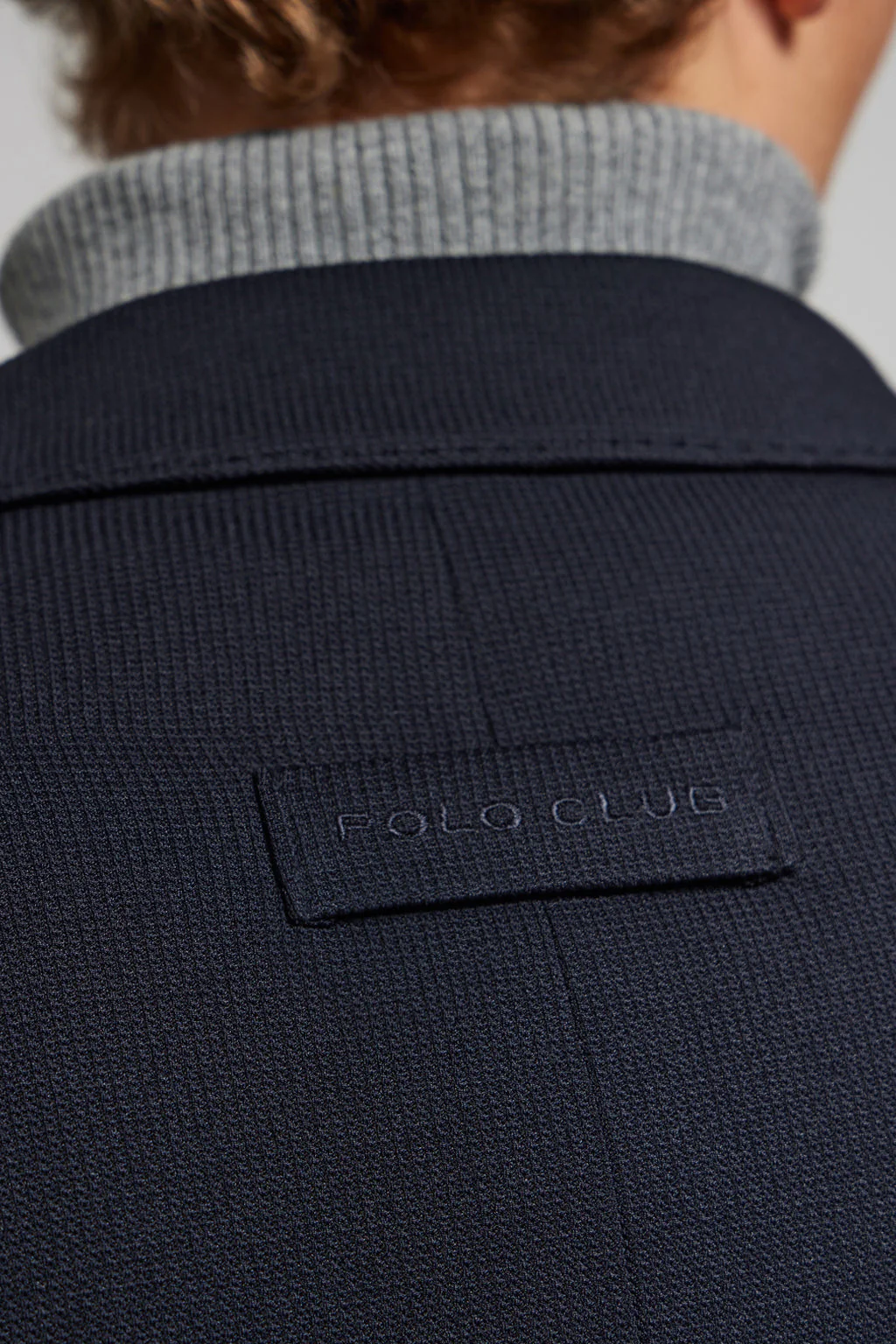 Navy-blue buttoned blazer with Polo Club detail - Image 4