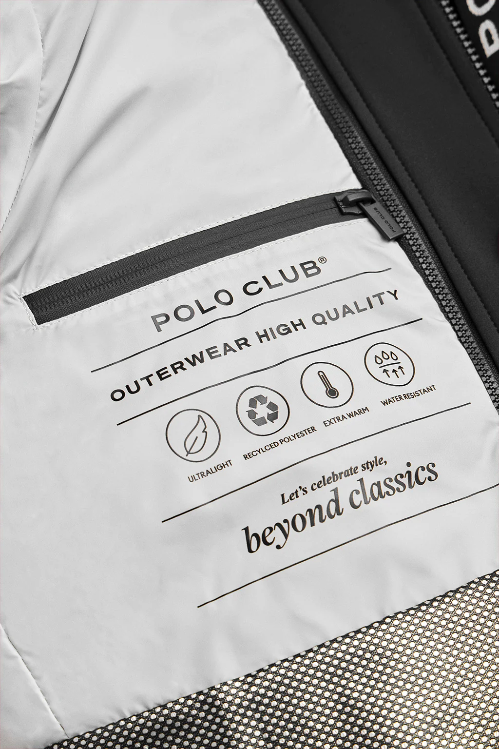 Black jacket Comet with Polo Club logo - Image 10