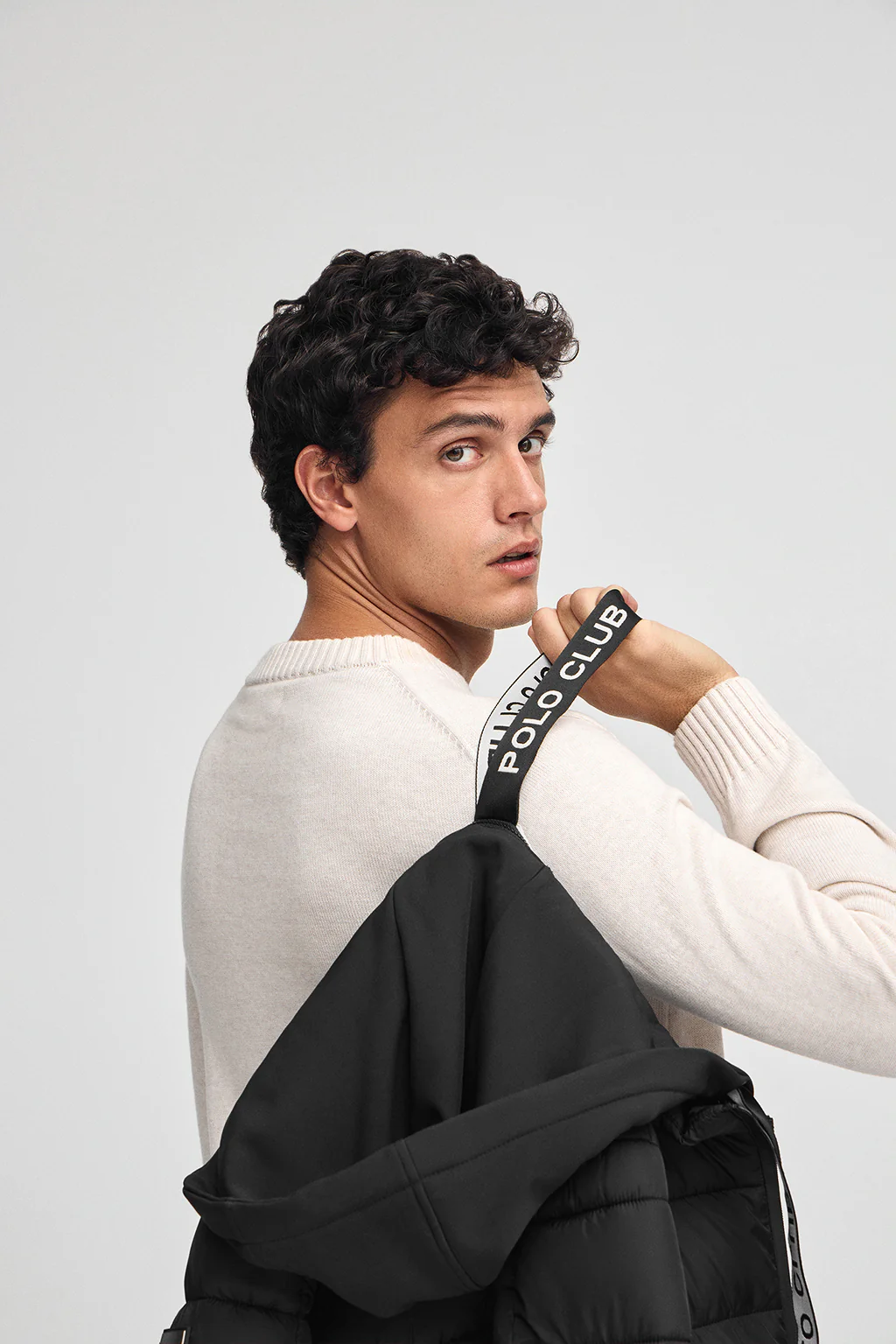Black jacket Comet with Polo Club logo - Image 5