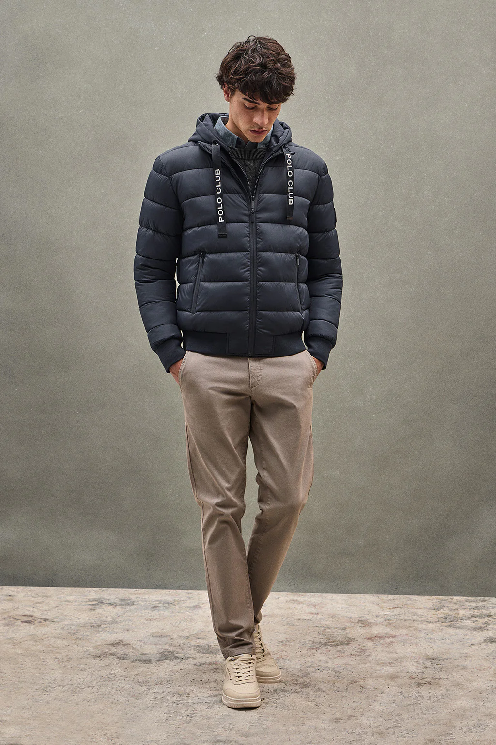 Navy-blue jacket Comet with Polo Club logo - Image 2