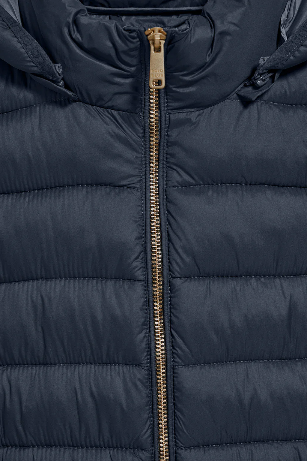 Navy-blue ultralight jacket Corey with detachable hood and PC embroidery - Image 8