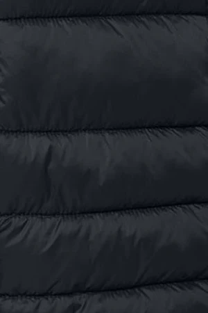 Black ultralight Corinne coat with hood and Polo Club logo - Image 13