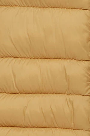 Camel ultralight Corinne coat with hood and Polo Club logo - Image 14