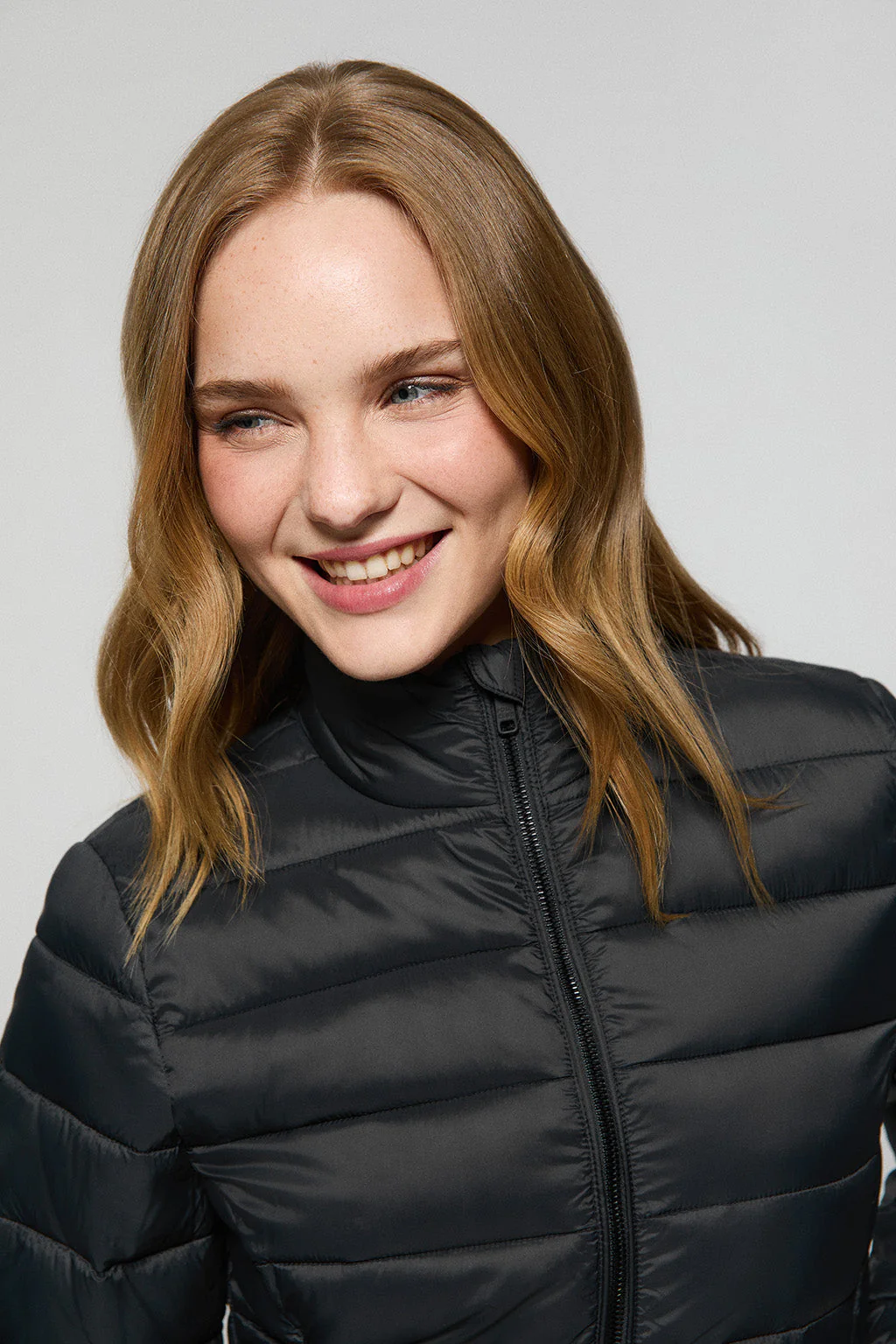 Black ultralight Costa jacket with logo - Image 3