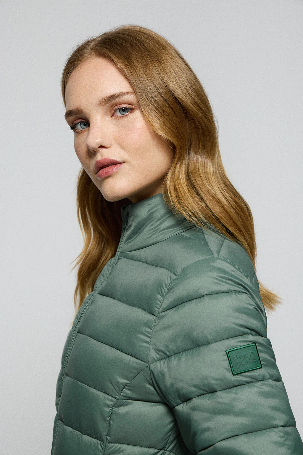 Green ultralight Costa jacket with logo - Image 2