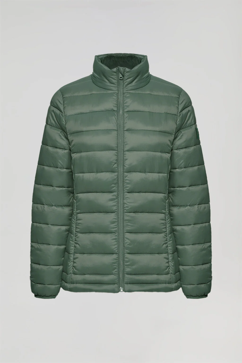 Green ultralight Costa jacket with logo - Image 5
